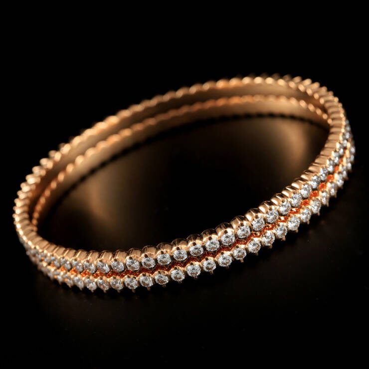 KMN 171 Exquisite SingleStone Diamond Bangle