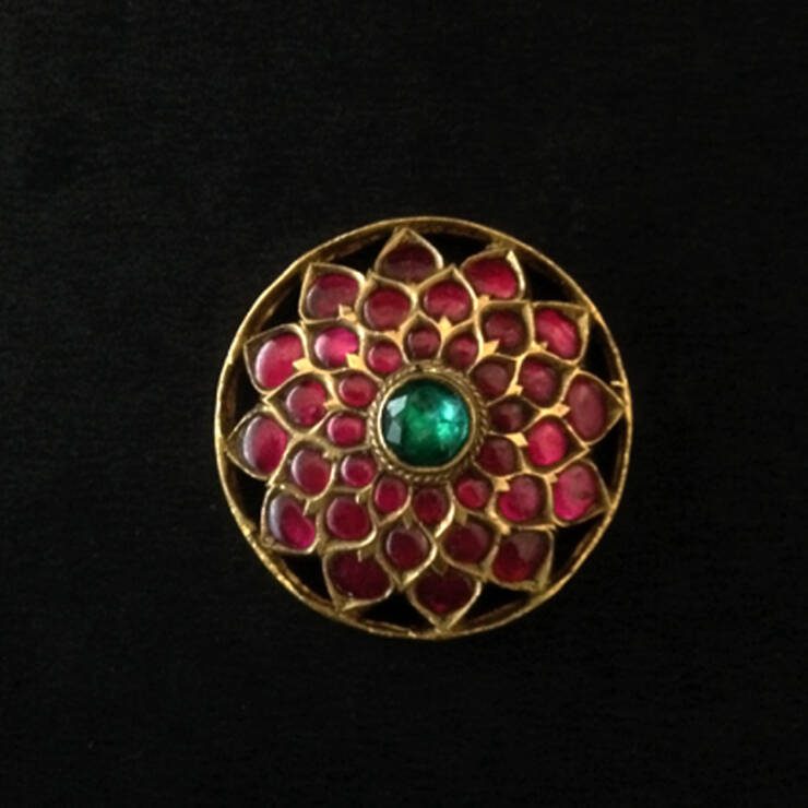 KMN 151 - Ruby & Emerald Pendant
