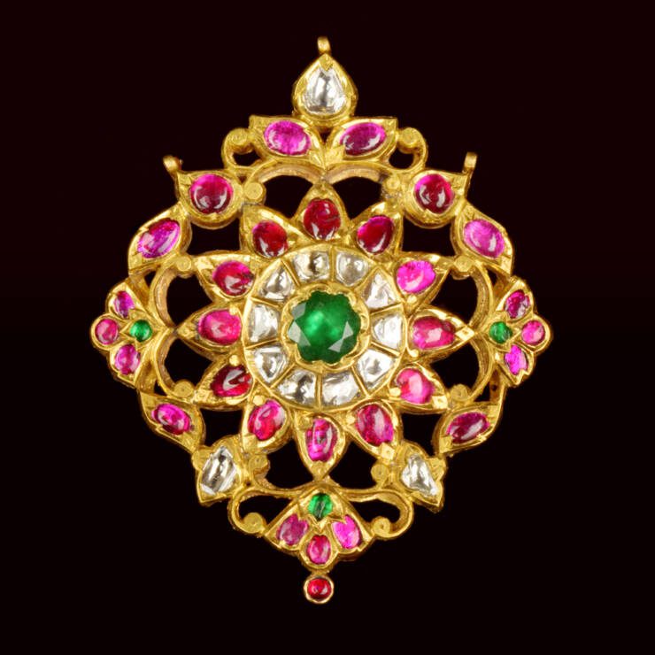 KMN 158 - Mesmerising Ruby & Uncut Pendant