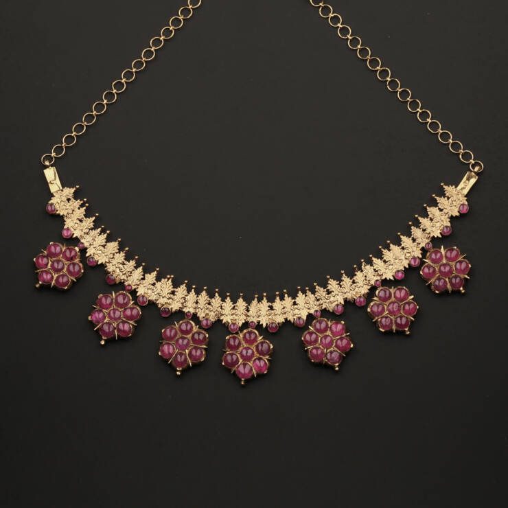 KMN 265 - Antique Seven Stone Ruby Addigai