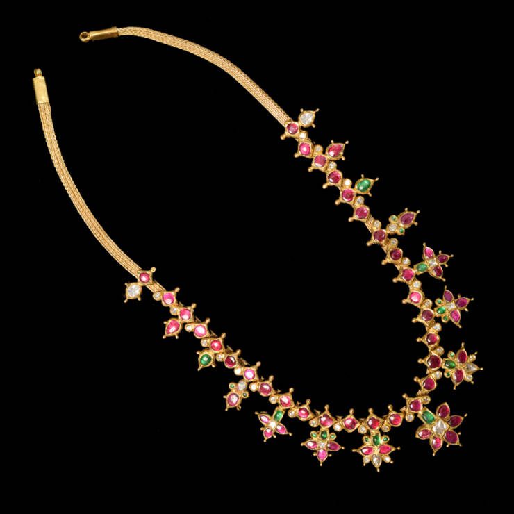 KMN 281 - Antique Ruby Necklace