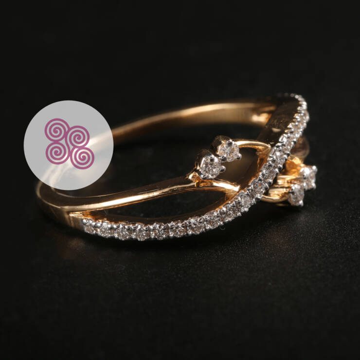 KMN 291 - Contemporary Diamond Ring