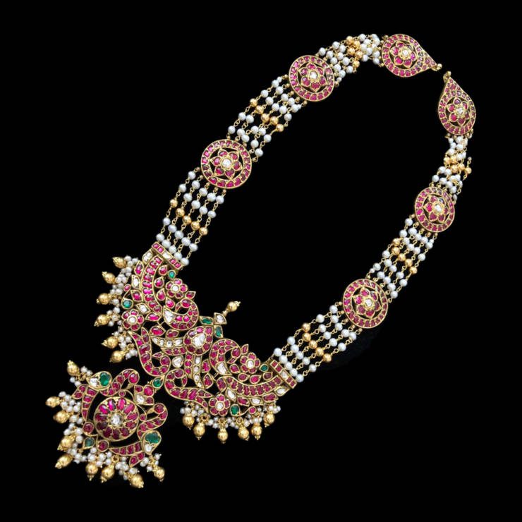 KMN 329 - Vintage Pearl & Ruby Haram