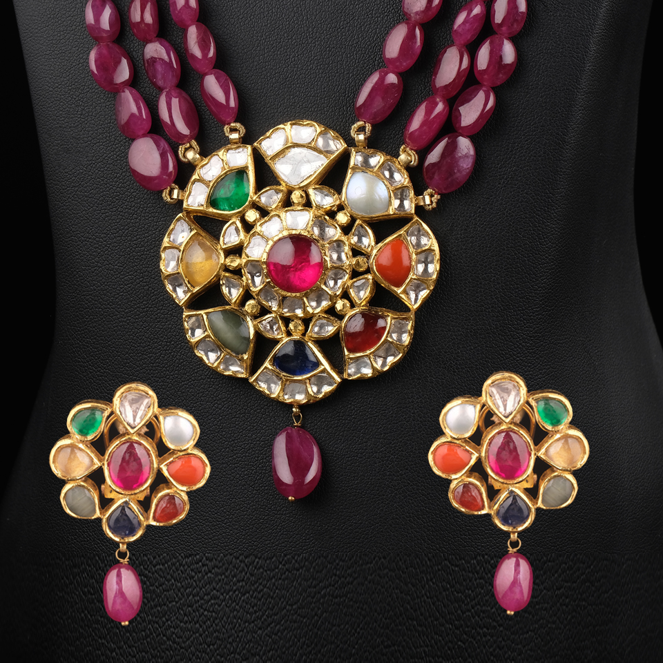“I have been wanting a Navaratna jewellery for a very long time, and finally was able to find the perfect one with Kamna. Kamna came up with the design, and executed the same to perfection. From the word go, Priya made it a seamless and memorable experience to buy this piece.<br>It is a piece that has turned a few heads when worn and to stay with us for generations. Thank you Kamna and Priya for this treasure.”<br><br>Sashikala Krishna<h6 class="sc_section_subtitle sc_item_subtitle"></h6>